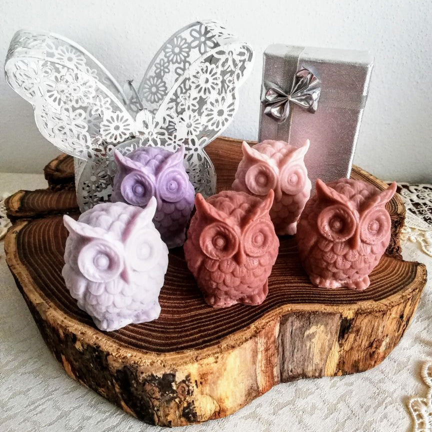 Silicone Owl Candle Mold for 3D Decorative Candles by HitMyNeed