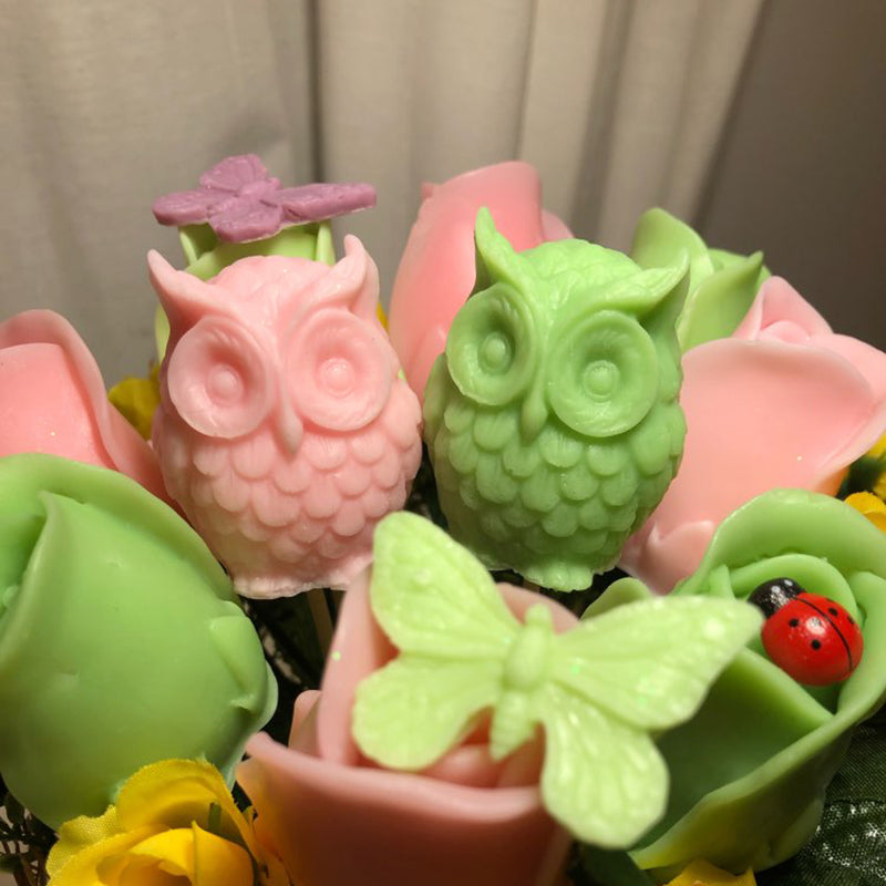 Silicone Owl Candle Mold for 3D Decorative Candles by HitMyNeed