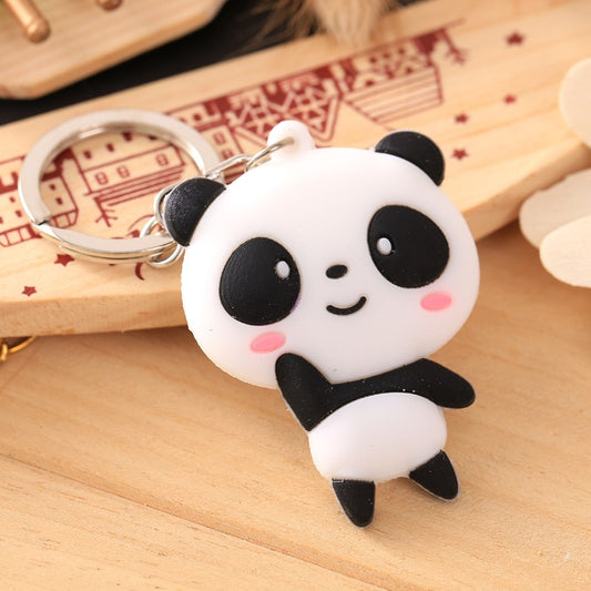 Silicone Panda Keyring Keychain by HitMyNeed