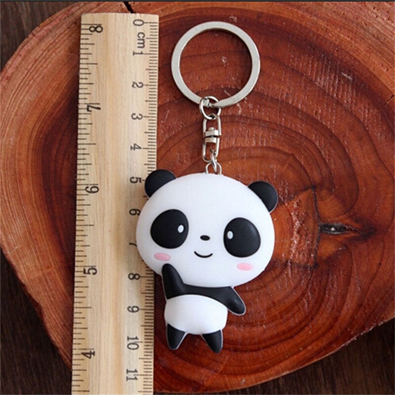 Silicone Panda Keyring Keychain by HitMyNeed