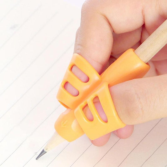 Silicone Pencil Grips Writing Aid for Kids (3 Pack) by HitMyNeed