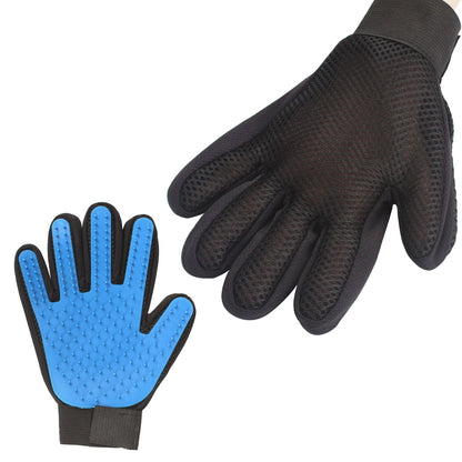 Silicone Pet Grooming Glove for Shedding & Massage by HitMyNeed