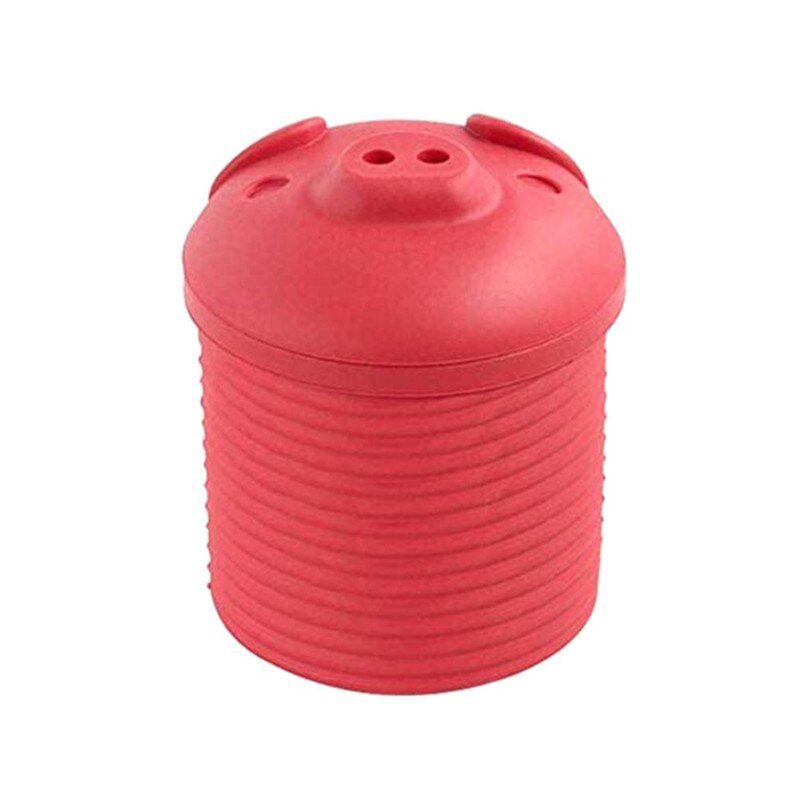 Silicone Pig Bacon Grease Container with Filter by HitMyNeed