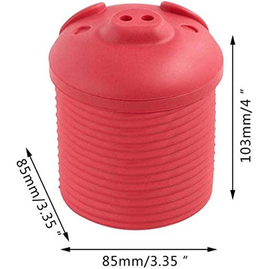 Silicone Pig Bacon Grease Container with Filter by HitMyNeed
