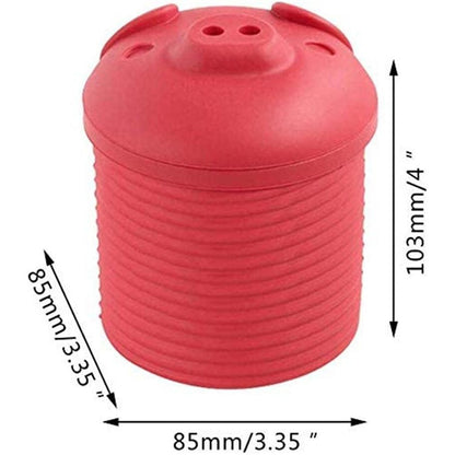 Silicone Pig Bacon Grease Container with Filter by HitMyNeed