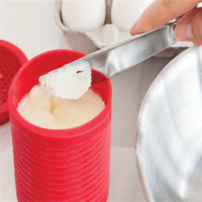 Silicone Pig Bacon Grease Container with Strainer by HitMyNeed