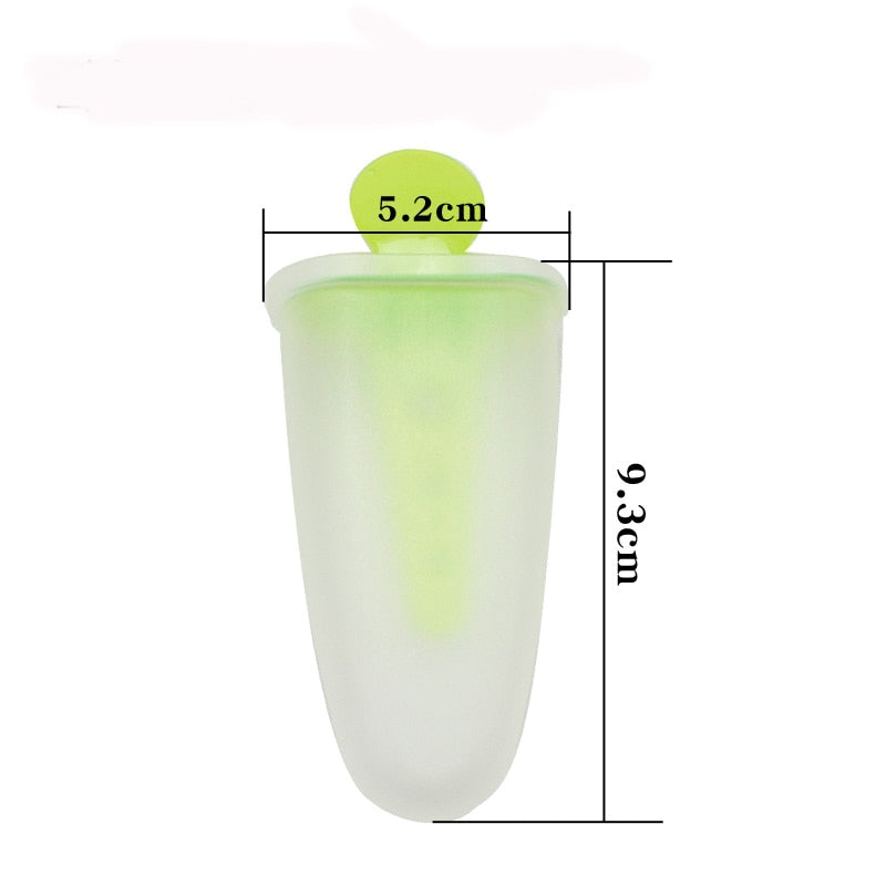 Silicone Popsicle Mold Set with Tray (6-Cavity) by HitMyNeed