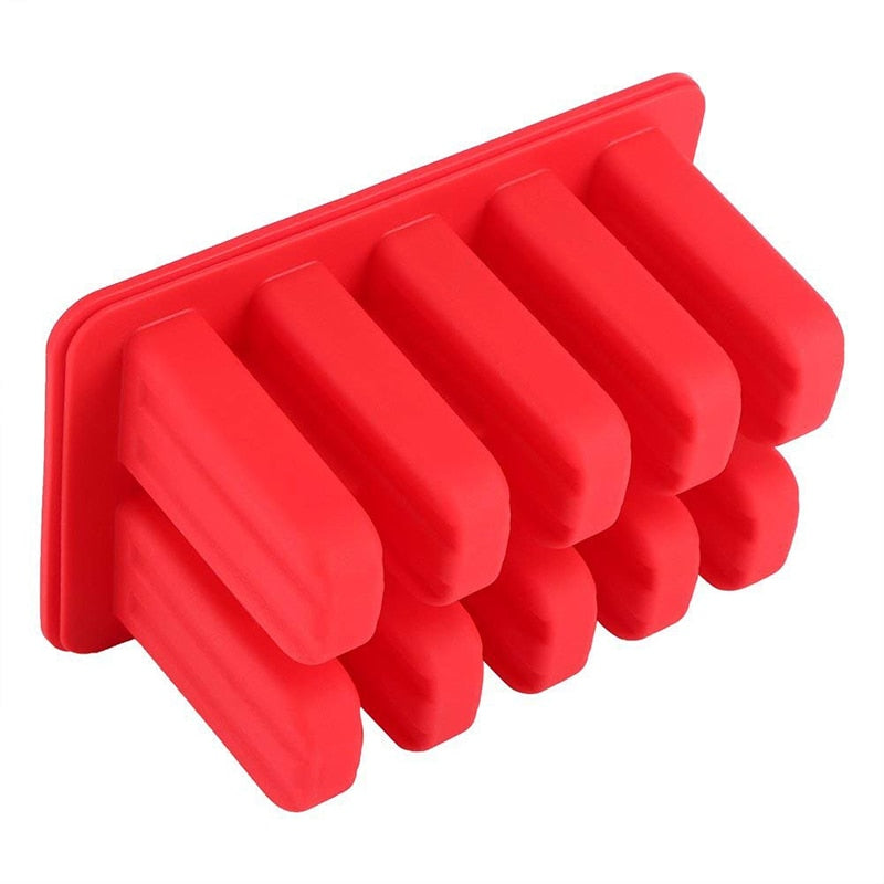 Silicone Popsicle Tray with Lid, 4 or 10 Cavities by HitMyNeed