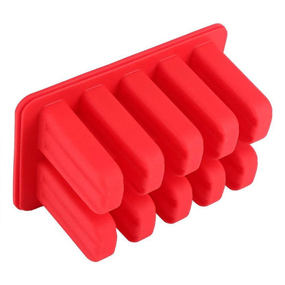 Silicone Popsicle Tray with Lid, 4 or 10 Cavities by HitMyNeed