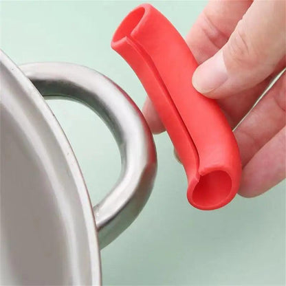Silicone Pot Handle Sleeves Set (2 Pieces) by HitMyNeed