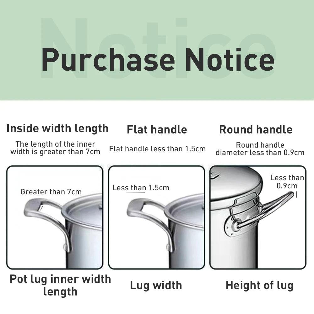 Silicone Pot Handle Sleeves Set (2 Pieces) by HitMyNeed