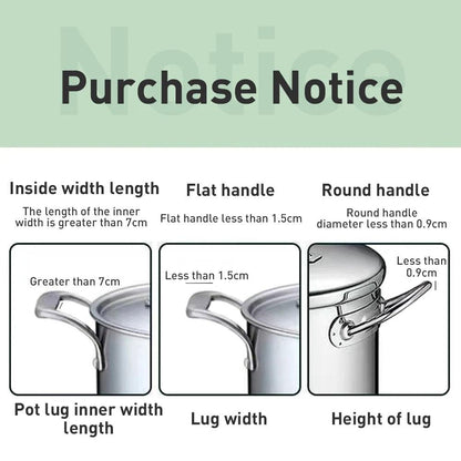 Silicone Pot Handle Sleeves Set (2 Pieces) by HitMyNeed