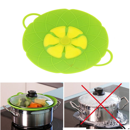 Silicone Pot Lid Spill Stopper and Splatter Guard by HitMyNeed
