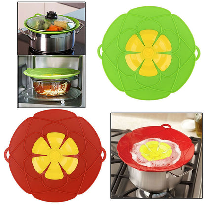 Silicone Pot Lid Spill Stopper and Splatter Guard by HitMyNeed