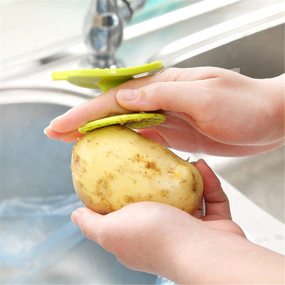 Silicone Potato Scrubber Vegetable Cleaning Tool by HitMyNeed