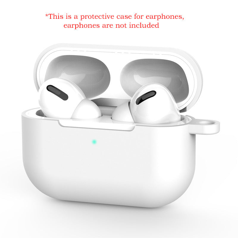 Silicone Protective Case for AirPods Pro arctic-white by HitMyNeed