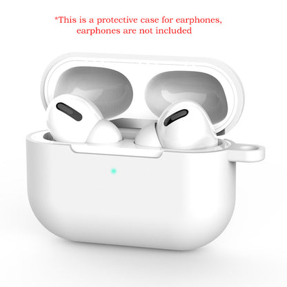 Silicone Protective Case for AirPods Pro arctic-white by HitMyNeed