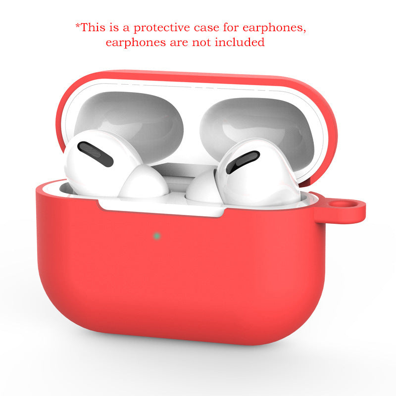 Silicone Protective Case for AirPods Pro carmine by HitMyNeed