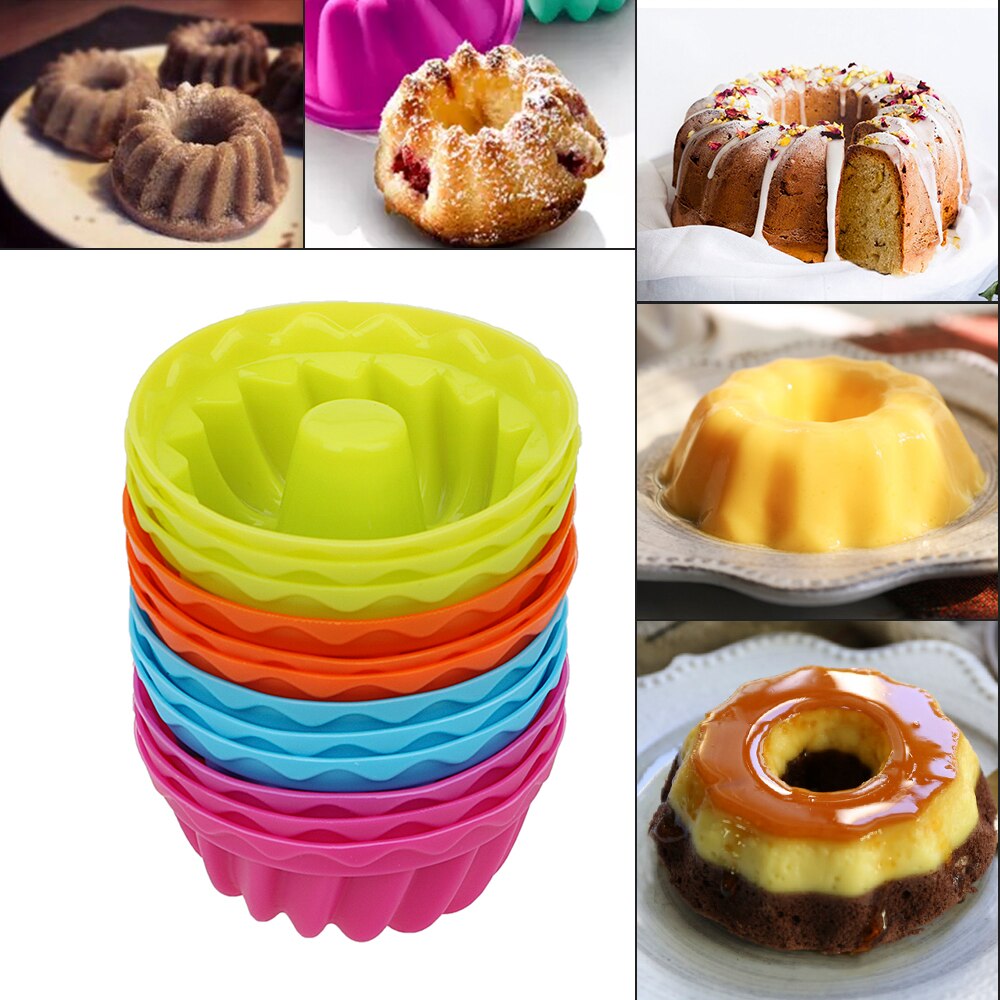 Silicone Pudding Mold Set, 12 pcs by HitMyNeed