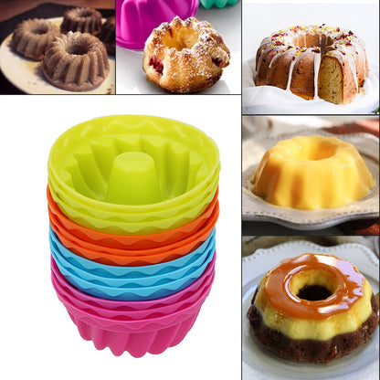 Silicone Pudding Mold Set, 12 pcs by HitMyNeed