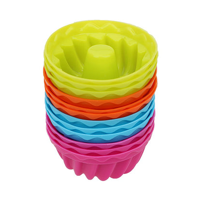 Silicone Pudding Mold Set, 12 pcs by HitMyNeed