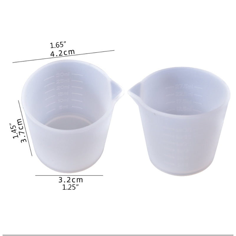 Silicone Resin Mixing Cup with Spout - 30ml by HitMyNeed
