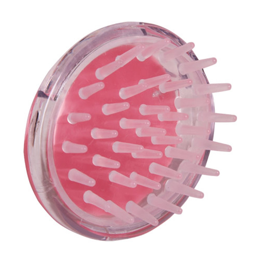 Silicone Scalp Massage Brush for Hair & Dandruff Care by HitMyNeed