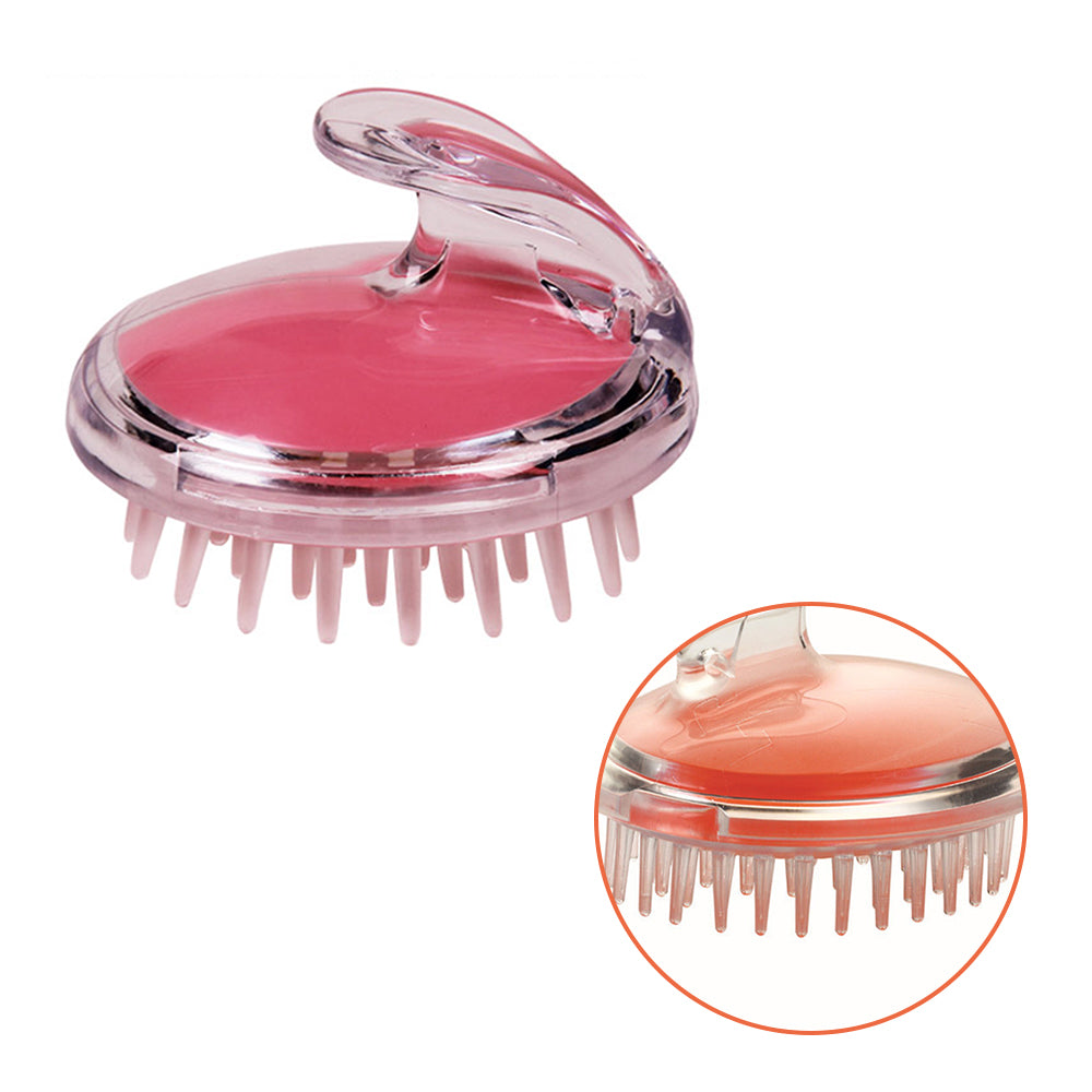 Silicone Scalp Massage Brush for Hair & Dandruff Care by HitMyNeed