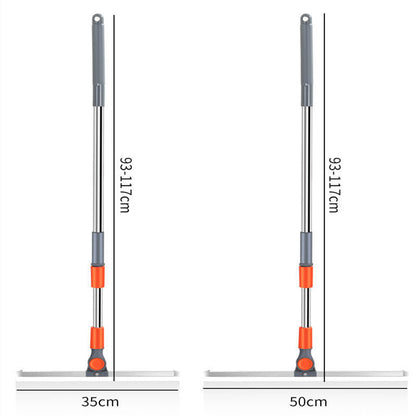 Silicone Scraper Broom & Glass Wiper with Long Handle by HitMyNeed