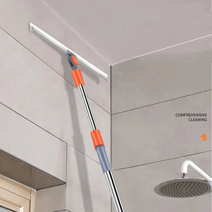 Silicone Scraper Broom & Glass Wiper with Long Handle M - 35cm by HitMyNeed