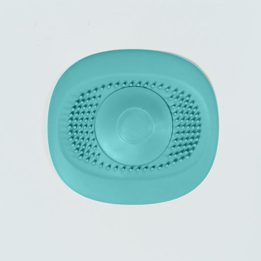 Silicone Sink Plug & Drain Hair Catcher Set green by HitMyNeed