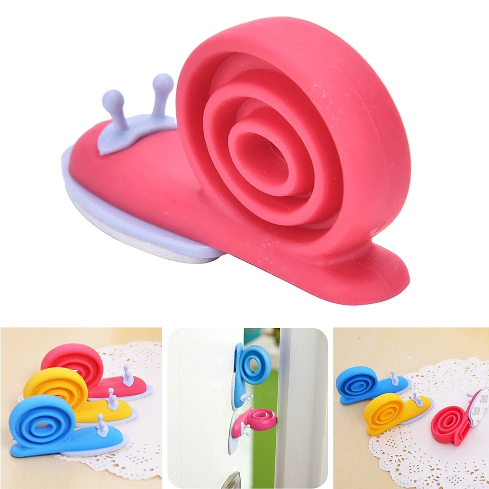 Silicone Snail Door Wedge Stopper with Adhesive by HitMyNeed