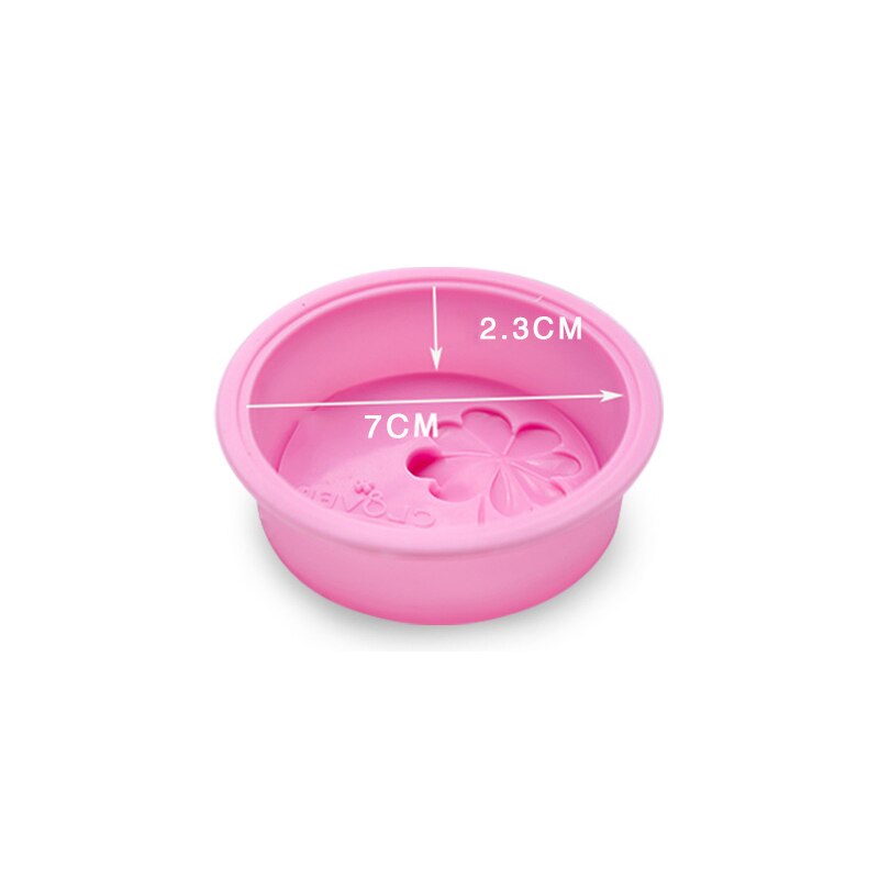 Silicone Soap and Candle Mold Round Clover Shape by HitMyNeed