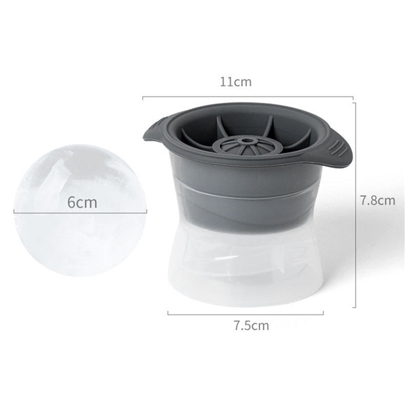 Silicone Sphere Whiskey Ice Ball Maker Mold by HitMyNeed