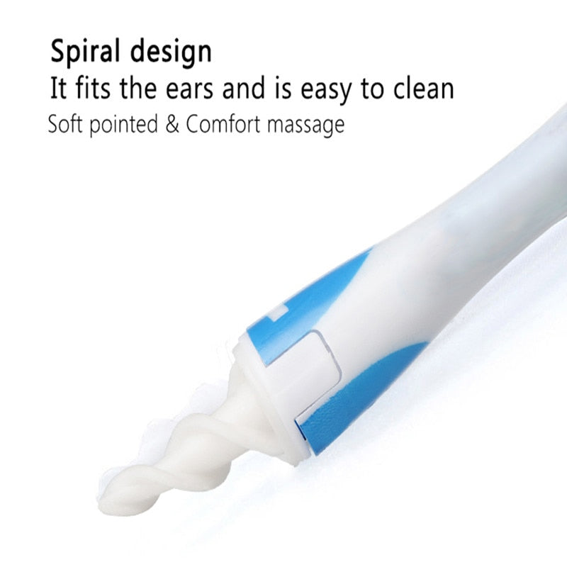 Silicone Spiral Ear Cleaner with 16 Tips by HitMyNeed