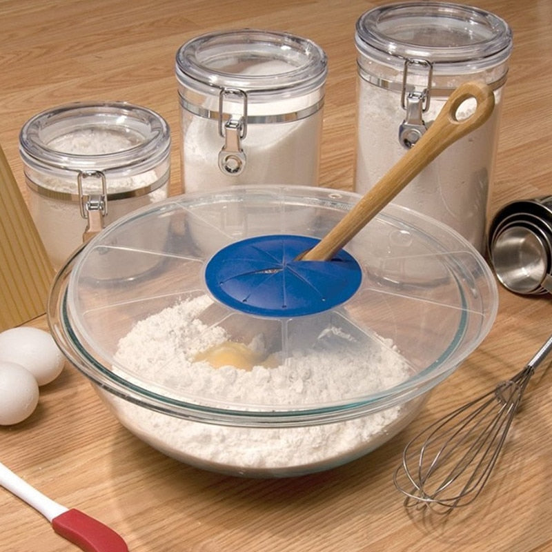 Silicone Splatter Guard Whisking Lid, 29.8 cm by HitMyNeed