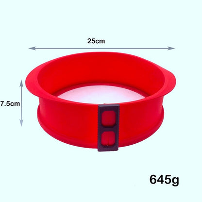 Silicone Springform Pan with Glass Base 25cm by HitMyNeed