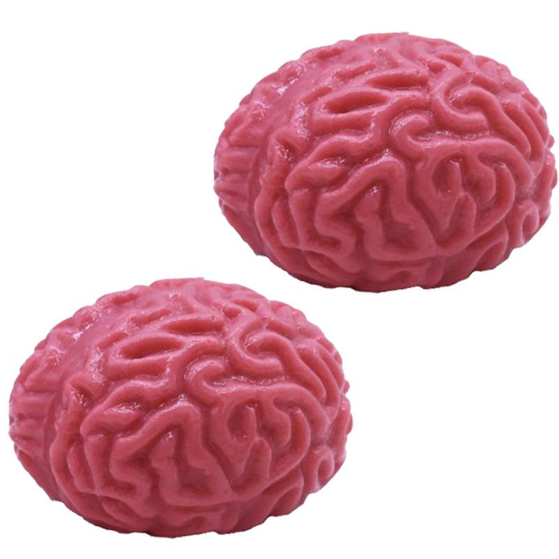 Silicone Squishy Brain Stress Ball for Stress Relief by HitMyNeed