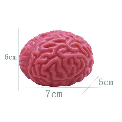 Silicone Squishy Brain Stress Ball for Stress Relief by HitMyNeed