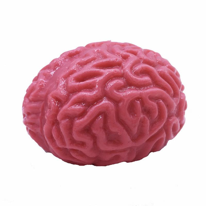 Silicone Squishy Brain Stress Ball for Stress Relief by HitMyNeed