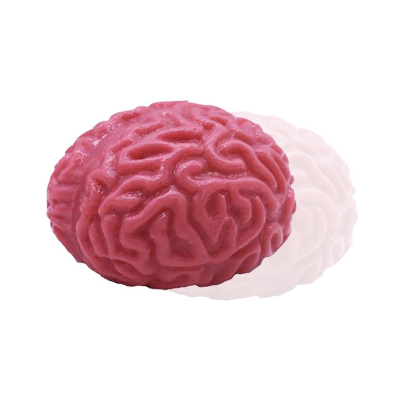 Silicone Squishy Brain Stress Ball for Stress Relief by HitMyNeed