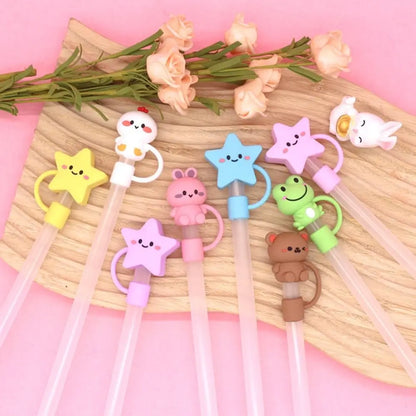 Silicone Straw Cap Cover for 6-8mm Straws by HitMyNeed