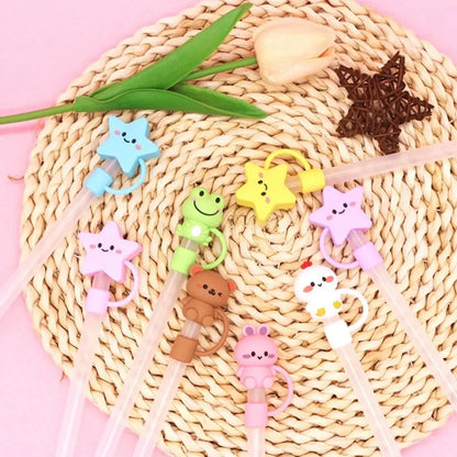 Silicone Straw Cap Cover for 6-8mm Straws by HitMyNeed