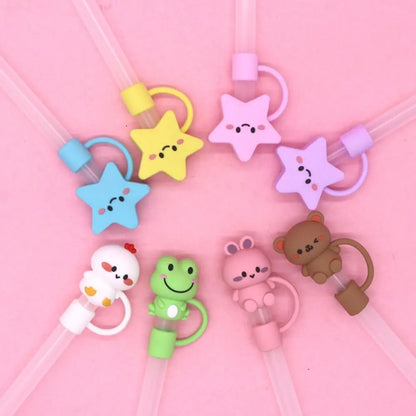 Silicone Straw Cap Cover for 6-8mm Straws by HitMyNeed