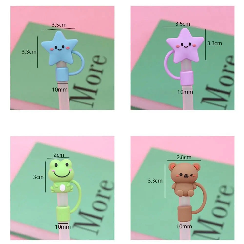 Silicone Straw Cap Cover for 6-8mm Straws by HitMyNeed