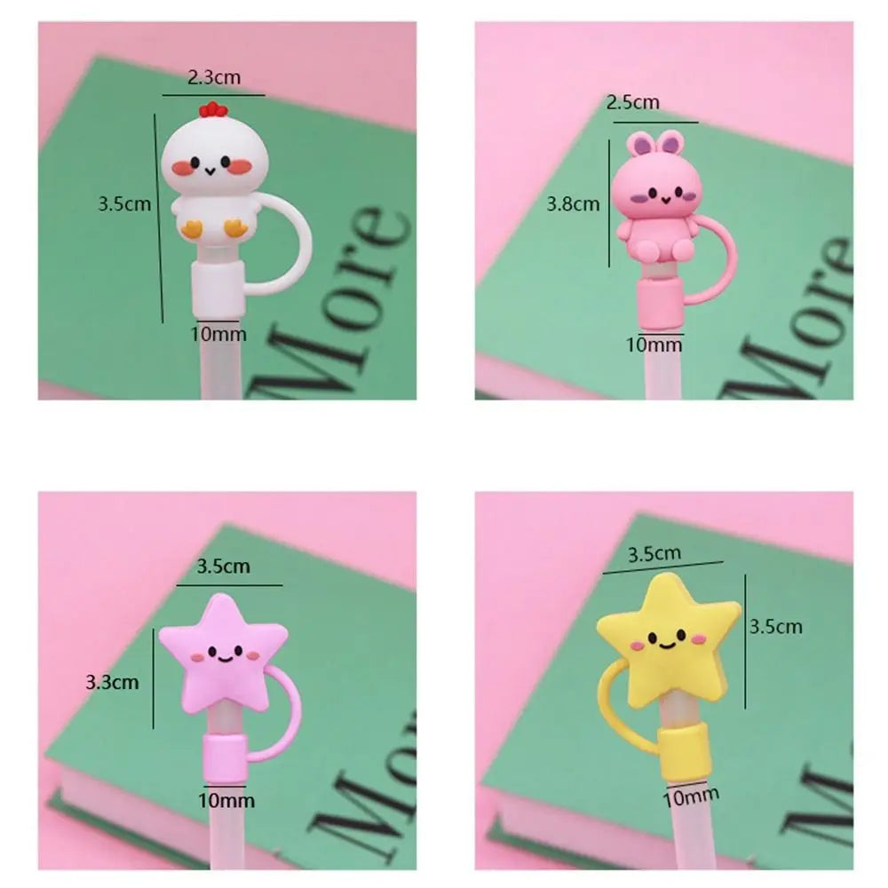 Silicone Straw Cap Cover for 6-8mm Straws by HitMyNeed