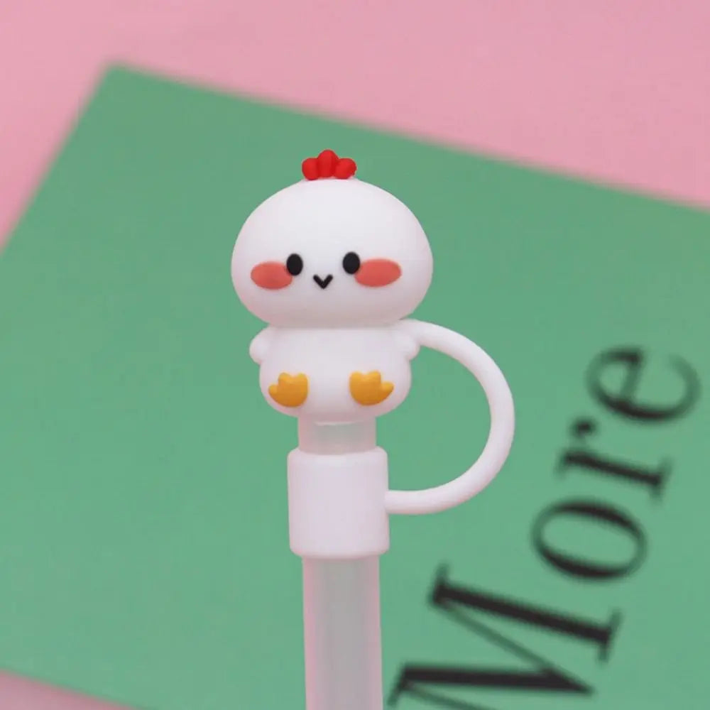 Silicone Straw Cap Cover for 6-8mm Straws style-1 by HitMyNeed