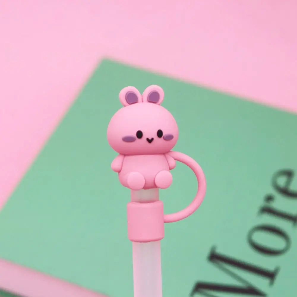 Silicone Straw Cap Cover for 6-8mm Straws style-2 by HitMyNeed