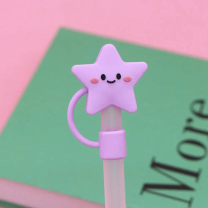 Silicone Straw Cap Cover for 6-8mm Straws style-8 by HitMyNeed