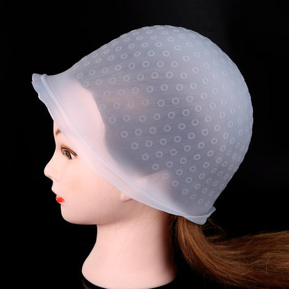 Silicone Streaking Cap with Hook for Hair Highlights by HitMyNeed